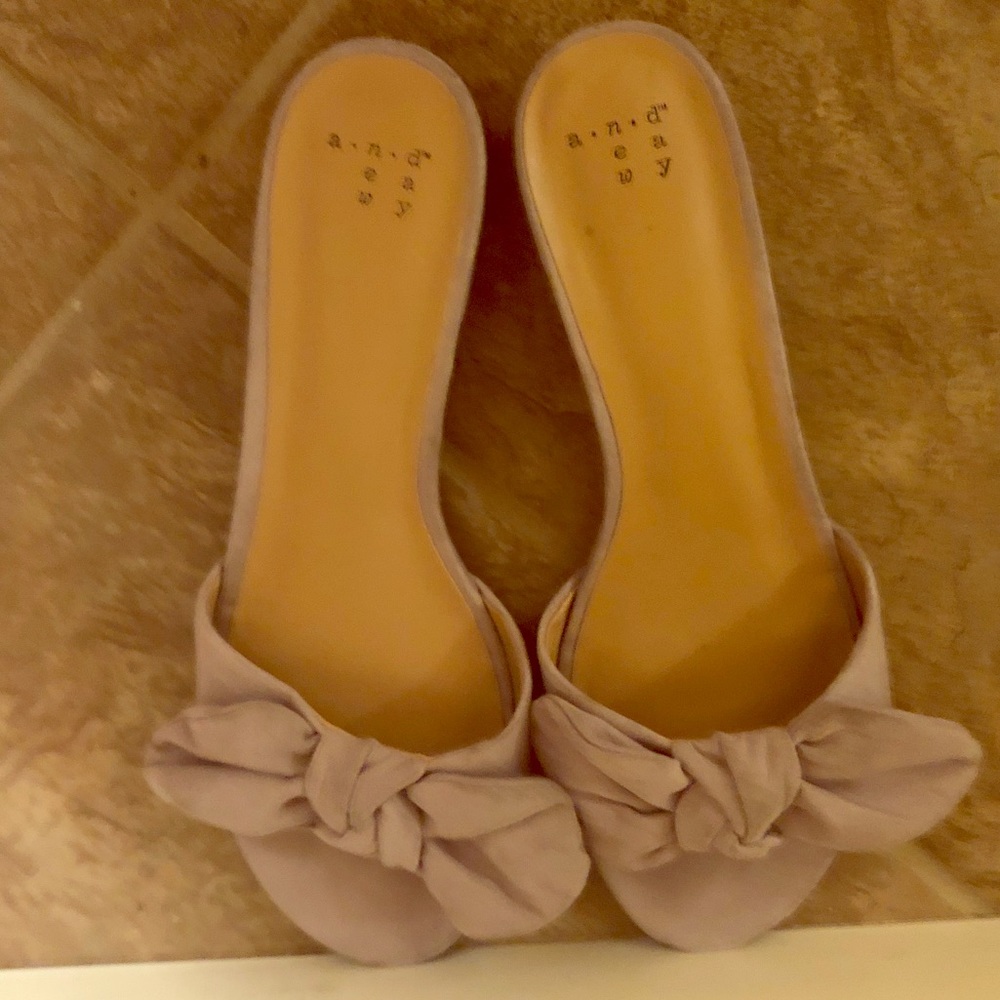 Heel Light Purple Sandals